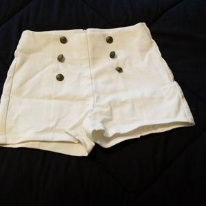 White shorts